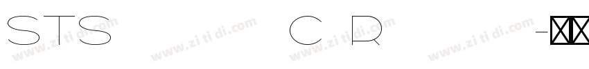 STSongti sC Regular字体转换